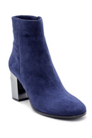 Women's Suede Heel Detailed Boots | Derimod Women's Suede Heel Detailed Boots | Derimod