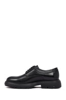 Men's Black Thick-Soled Leather Casual Shoes | Derimod Men's Black Thick-Soled Leather Casual Shoes | Derimod