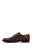 Men's Brown Double Buckle Leather Classic Shoes | Derimod Men's Brown Double Buckle Leather Classic Shoes | Derimod