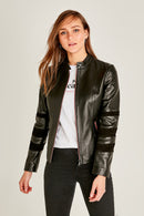 Capri Women's Leather Jacket | Derimod Capri Women's Leather Jacket | Derimod