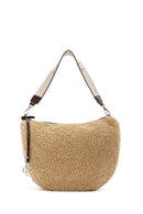 Women's Yellow Plush Shoulder Bag | Derimod Women's Yellow Plush Shoulder Bag | Derimod