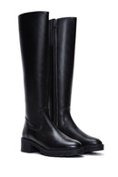 Women's Black Zippered Boots | Derimod Women's Black Zippered Boots | Derimod