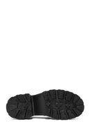 Kadın Siyah Kalın Topuklu Deri Maskülen Loafer | Derimod Kadın Siyah Kalın Topuklu Deri Maskülen Loafer | Derimod
