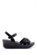 Women's Crocodile Patterned Sandals | Derimod Women's Crocodile Patterned Sandals | Derimod