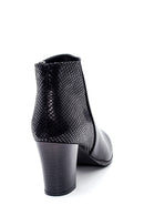 Women's Printed Heeled Boots | Derimod Women's Printed Heeled Boots | Derimod