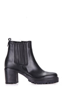 Heeled Women's Leather Boots | Derimod Heeled Women's Leather Boots | Derimod