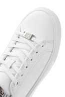 ACBC x Derimod Kadın Beyaz Bağcıklı Leopar Detaylı Sneaker | Derimod ACBC x Derimod Kadın Beyaz Bağcıklı Leopar Detaylı Sneaker | Derimod