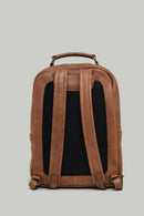 Tan Men's Leather Backpack | Derimod Tan Men's Leather Backpack | Derimod