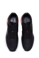 Erkek Siyah Deri Sneaker | Derimod Erkek Siyah Deri Sneaker | Derimod