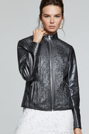 Lena Women's Leather Jacket | Derimod Lena Women's Leather Jacket | Derimod