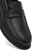 Erkek Siyah Deri Loafer | Derimod Erkek Siyah Deri Loafer | Derimod