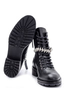 Women's Stone Leather Boots | Derimod Women's Stone Leather Boots | Derimod