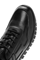 Derimod Fly Erkek Siyah Bağcıklı Deri Casual Sneaker | Derimod Derimod Fly Erkek Siyah Bağcıklı Deri Casual Sneaker | Derimod