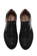 Erkek Siyah Deri Sneaker | Derimod Erkek Siyah Deri Sneaker | Derimod