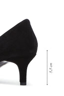 Women's Heeled Suede Leather Shoes | Derimod Women's Heeled Suede Leather Shoes | Derimod