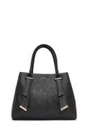 Woman Black Long-Strap Casual Shoulder Bag | Derimod Woman Black Long-Strap Casual Shoulder Bag | Derimod