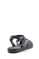 Women's Snakeskin Patterned Sandals | Derimod Women's Snakeskin Patterned Sandals | Derimod