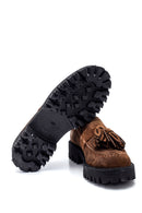 Kadın Deri Süet Loafer | Derimod Kadın Deri Süet Loafer | Derimod