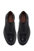 Men's Black Lace-up Leather Casual Shoes | Derimod Men's Black Lace-up Leather Casual Shoes | Derimod