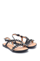 Kadın Casual Taş Detaylı Sandalet | Derimod Kadın Casual Taş Detaylı Sandalet | Derimod