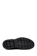 Men's Black Thick-Soled Leather Casual Shoes | Derimod Men's Black Thick-Soled Leather Casual Shoes | Derimod