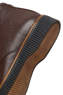Men's Brown Lace-up Leather Boot | Derimod Men's Brown Lace-up Leather Boot | Derimod