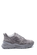 Women's Leather Suede Sneaker | Derimod Women's Leather Suede Sneaker | Derimod