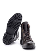 Men's Zippered Leather Boots | Derimod Men's Zippered Leather Boots | Derimod