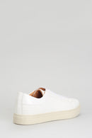 Beyaz Erkek Deri Sneaker | Derimod Beyaz Erkek Deri Sneaker | Derimod