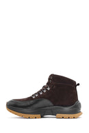 Men's Brown Lace-Up Leather Casual Boots | Derimod Men's Brown Lace-Up Leather Casual Boots | Derimod