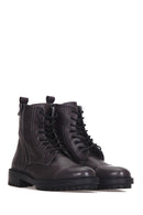 Men's Zippered Leather Boots | Derimod Men's Zippered Leather Boots | Derimod