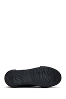 Erkek Siyah Deri Kalın Tabanlı Sneaker | Derimod Erkek Siyah Deri Kalın Tabanlı Sneaker | Derimod