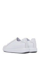 Men's White Leather Thick Soled Sneaker | Derimod Men's White Leather Thick Soled Sneaker | Derimod