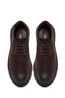 Men's Brown Lace-Up Leather Casual Shoes | Derimod Men's Brown Lace-Up Leather Casual Shoes | Derimod