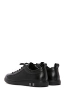 Men's Black Lace-up Leather Sneaker | Derimod Men's Black Lace-up Leather Sneaker | Derimod