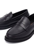 Kadın Siyah Deri Maskülen Loafer | Derimod Kadın Siyah Deri Maskülen Loafer | Derimod