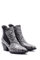 Women's Snakeskin Detailed Boots | Derimod Women's Snakeskin Detailed Boots | Derimod