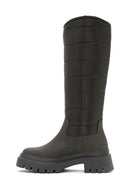 Women's Khaki Thick Soled Casual Boots | Derimod Women's Khaki Thick Soled Casual Boots | Derimod