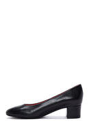 Derimod Gritti Woman Black Low Heels Leather Shoe | Derimod Derimod Gritti Woman Black Low Heels Leather Shoe | Derimod