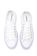 Kadın Renkli Tabanlı Sneaker | Derimod Kadın Renkli Tabanlı Sneaker | Derimod