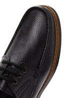 Men's Black Lace-up Leather Casual Shoes | Derimod Men's Black Lace-up Leather Casual Shoes | Derimod