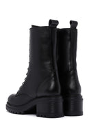 Women's Black Leather Boots | Derimod Women's Black Leather Boots | Derimod