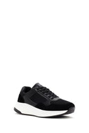 Derimod Zero Men's Black Thick-Soled Laced Fabric Sneaker | Derimod Derimod Zero Men's Black Thick-Soled Laced Fabric Sneaker | Derimod