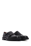 Men's Black Buckle Leather Casual Shoes | Derimod Men's Black Buckle Leather Casual Shoes | Derimod
