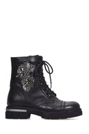 Women's Stone Detailed Boots | Derimod Women's Stone Detailed Boots | Derimod