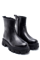Women's Leather Zippered High Heel Boots | Derimod Women's Leather Zippered High Heel Boots | Derimod