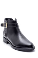 Women's Quilted Detailed Boots | Derimod Women's Quilted Detailed Boots | Derimod
