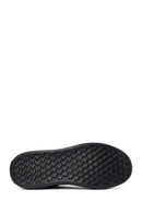Erkek Siyah Bağcıklı Deri Sneaker | Derimod Erkek Siyah Bağcıklı Deri Sneaker | Derimod