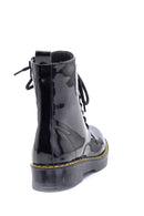 Women's Transparent Sole Patent Leather Boots | Derimod Women's Transparent Sole Patent Leather Boots | Derimod