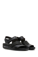 Kadın Siyah Comfort Sandalet | Derimod Kadın Siyah Comfort Sandalet | Derimod